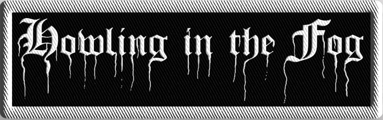 Howling in the Fog - rectangle logo patch