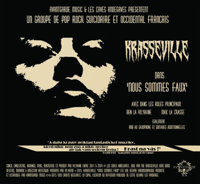 Krasseville Gang Band(Fra) - Nous Sommes Faux CD (digi)