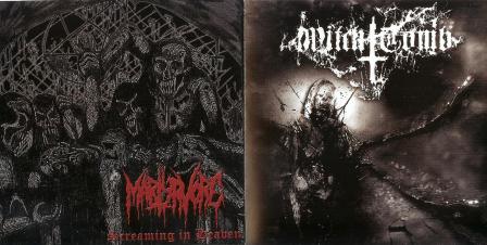 Witch Tomb / Martyrvore - split CD
